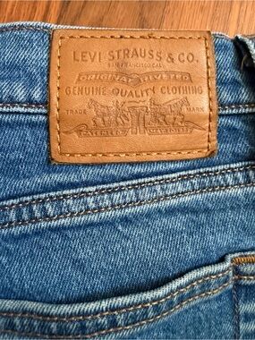Levi’s Premium Wedgie Straight Jeans W29 L28 Medium Wash Button Fly